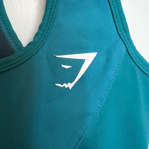 Gymshark Prism Color Block Sports Bra Teal Blue Green Medium M - Picture 3 of 6